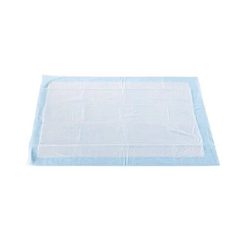 A single blue underpad laid flat