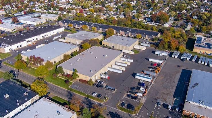 Aerial view of the Innovative Disposables facility in South Plainfield, New Jersey